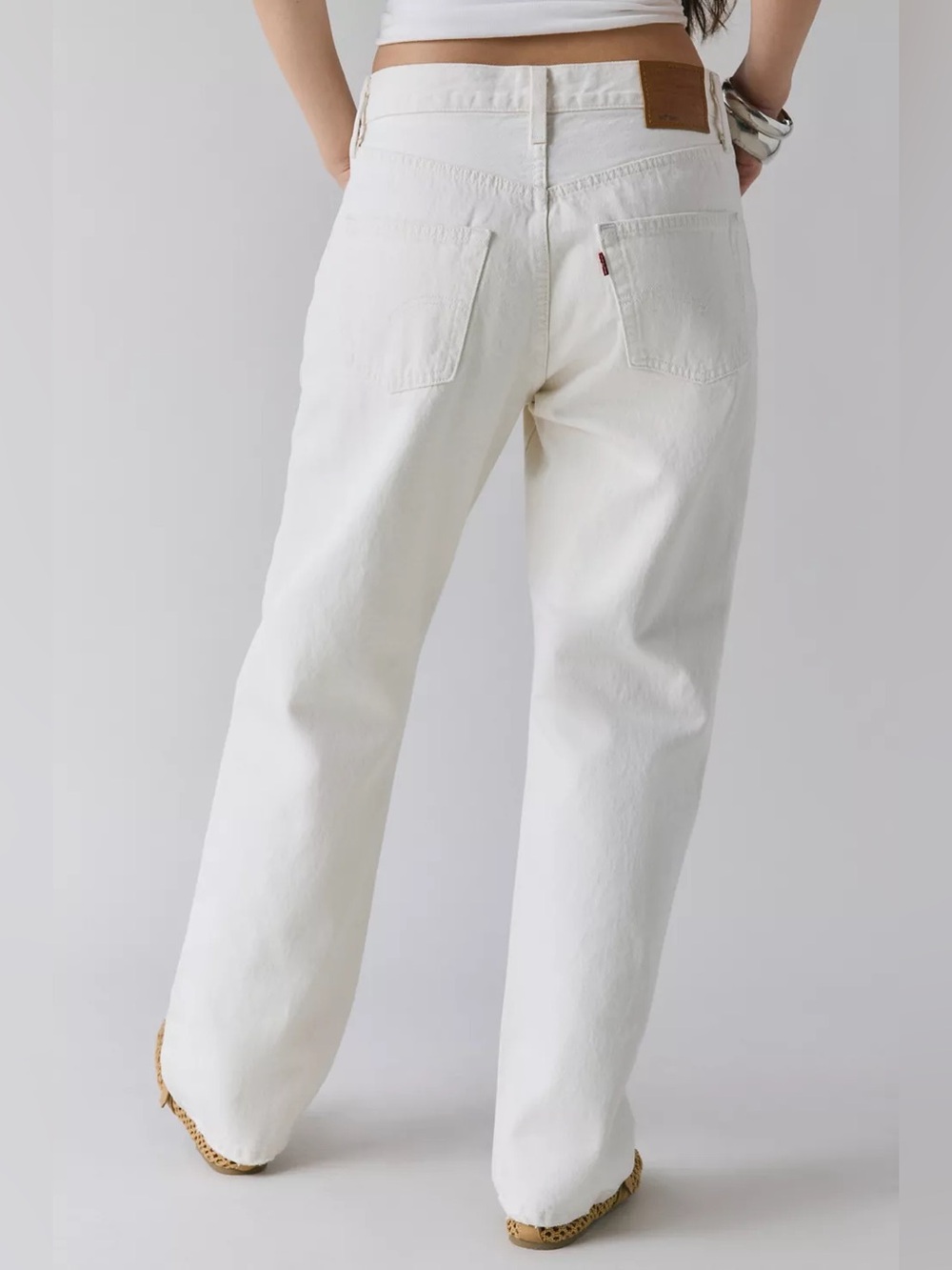 Levi's 501 ‘90s Jeans in White Ecru Booper - Women’s Size 29 W x 30 L - Picture 6 of 6